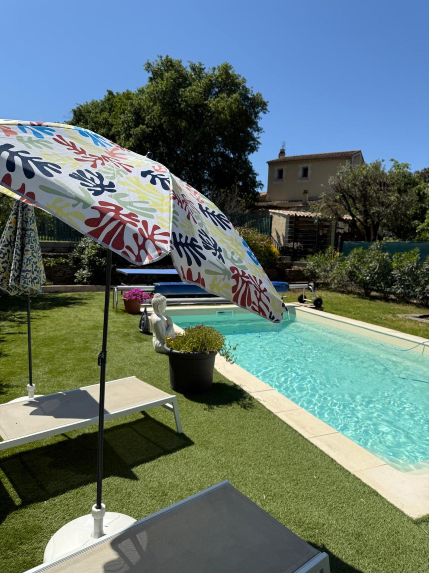Gite Climatise Avec Piscine Sur Les Hauteurs De Bollène Buitenkant foto