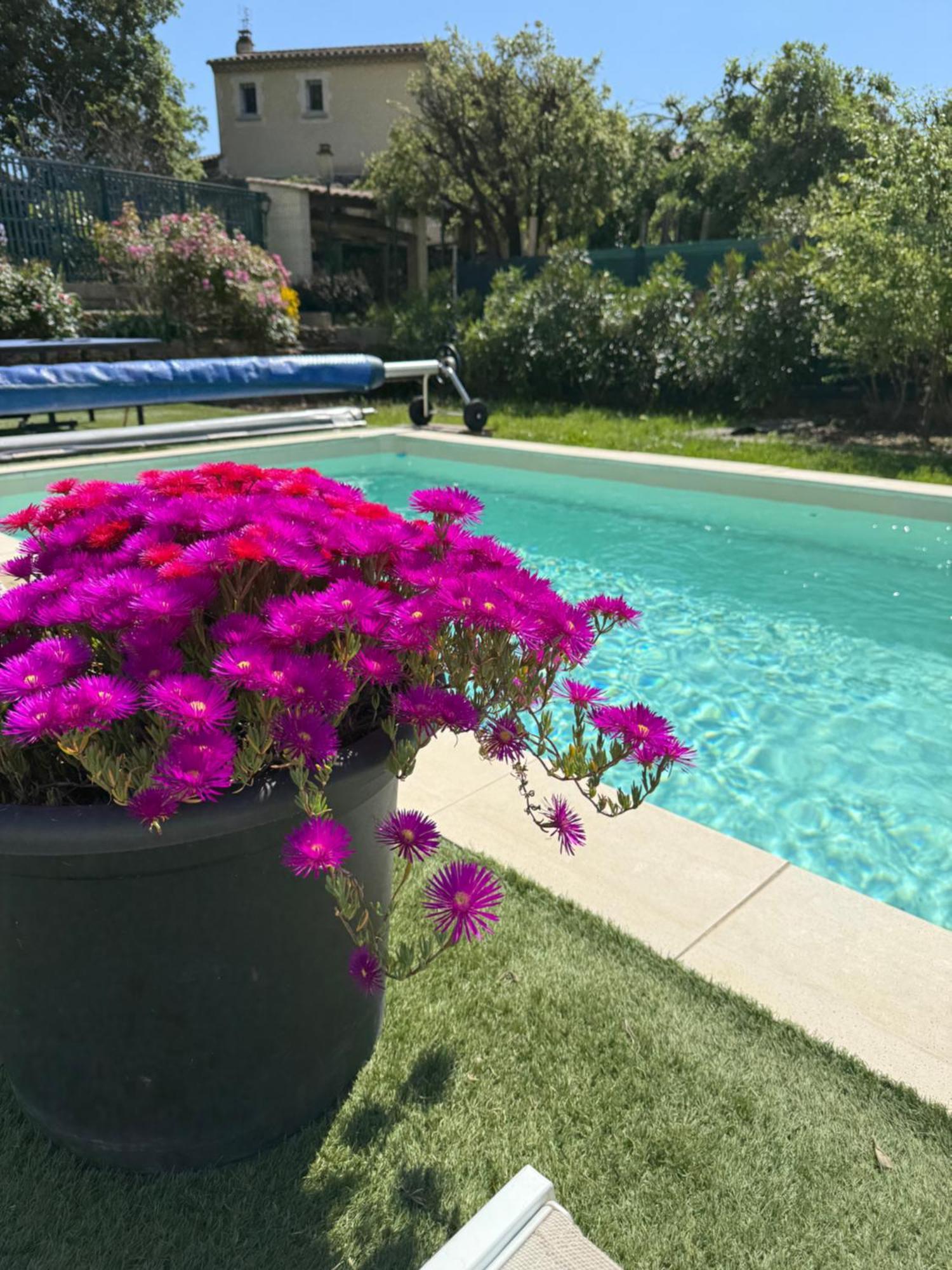 Gite Climatise Avec Piscine Sur Les Hauteurs De Bollène Buitenkant foto